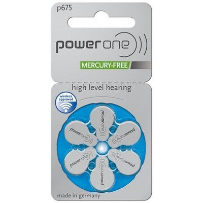 Батарейки для слухового аппарата Power One 675