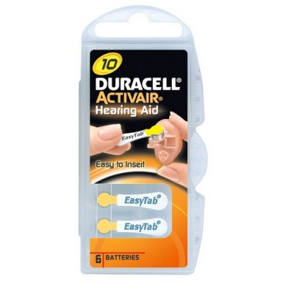 Батарейки Duracell Activair 10